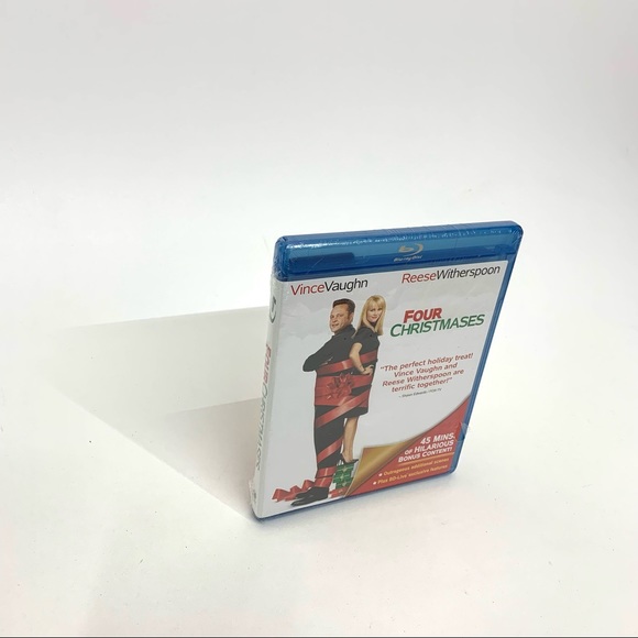 Four Christmases Blu Ray DVD Movie Vince Vaughn Reese Witherspoon Bonus Content - Picture 3 of 9